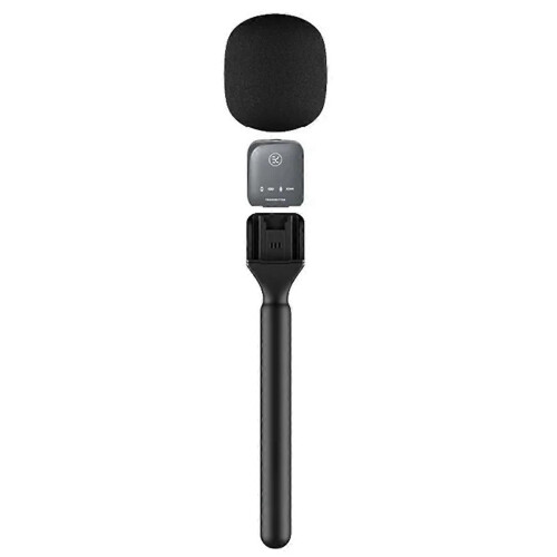 Handheld Wireless Microphone Adapter with Windshield Foam compatible with Wireless Lavalier Microphone