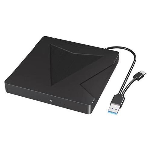 External DVD Drive CD DVD -/+RW Player Burner Portable Optical Drive compatible with Laptop PC Computer Notebook