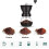 Coffee bean grinder Home coffee grinder Small coffee grinder Camping coffee grinder 4