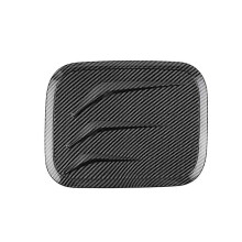 Adesivo decorativo em fibra de carbono para a tampa do tanque de combustível, compatível com Toyota Grand Highlander 2024.