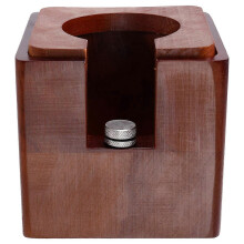 Support pour tasseur à expresso - Porte-filtre en bois compatible avec les filtres 51/53, distributeur de café de cuisine