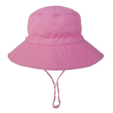 (M, PINK) Baby Sun Hat Summer Beach Upf 50+ Sun Protection Baby Boy Hats
