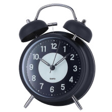 (Black) 2026 Hot!! Classic Twin-Bell Alarm Clock Extra-Loud Backlight Silents Sweep Retro Alarm Clock for Nightstand Desk Bookshelf