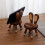 Cute Rabbitdesktop Phone Stand-Solid Wood Ipadstand, Adjustable Phone and Tablet Stand 5