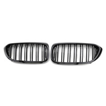 Calandre centrale de pare-chocs avant à double lamelle compatible avec BMW Série 5 G30 G31 G38 530i 540i (2018-2012)