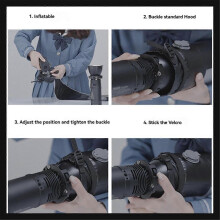Air Tube Inflatable Softbox Ballon Diffuser compatible with Nanlite Aputure Godox COB Video Light Softbox with I