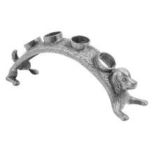 Porte-bouchons de bouteille en forme de chien - Porte-bouchons de bouteille en alliage de zinc, pour bouteilles de vin.