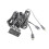 Car Android Navigation Machine AUX Panel Double TYPE-C+AUX Input USB+AUX Interface Panel Extension C 2