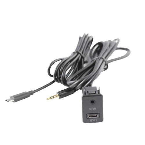 Car Android Navigation Machine AUX Panel TYPE-C+AUX Input USB-C+AUX Interface Panel Extension Cable 2