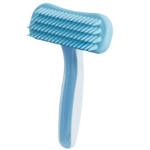 Pet Grooming Brush compatible with Cats & Dogs - Shedding Brush with Handle compatible with Removing Loose Hair & Tangles