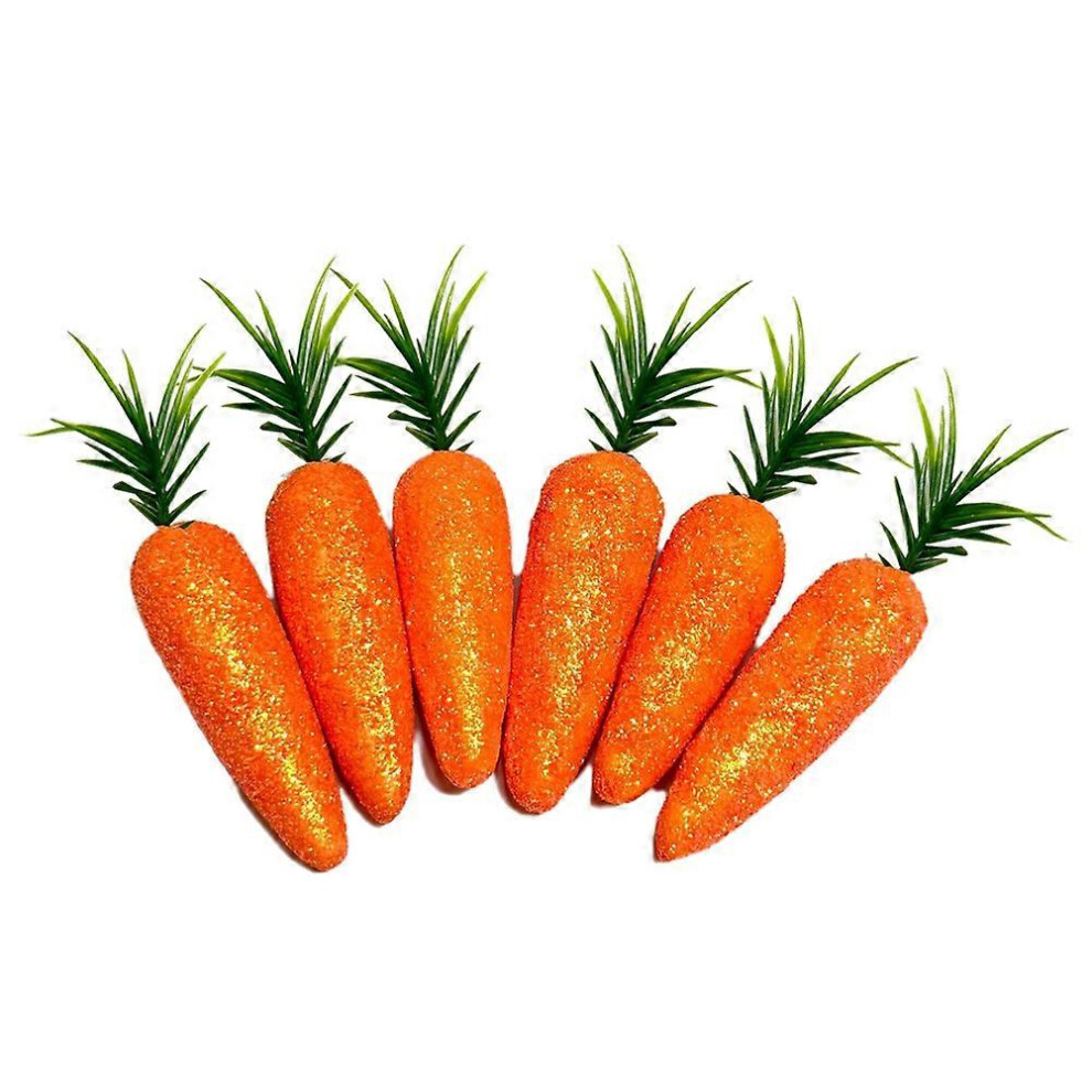 Easter Artificial Carrot Pendant Carrot Happy Easter Ornament Foam Vegetable Decoration Gift