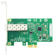 Κάρτα LAN οπτικής ίνας μίας θύρας I210-F1 1000M SFP PCIe X1 συμβατή με το τσιπ Intel I210AS I210-1SFP