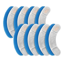 Náhradný filter pre mačaciu fontánu kompatibilný s trojitou filtráciou pre mačaciu fontánu WF050 a WF100 F