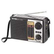 ISOLAR Portable Solar Powered Emergency Radio BT Speaker TF Card Slot Handheld Flashlight compatible with Outdoo