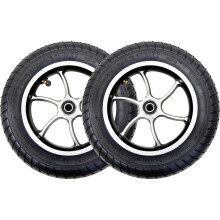 10 Inch Pneumatic Front Wheel for Electric Scooter, Shock‑Absorbing Tire with Lightweight Alloy Hub