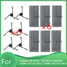 Yhteensopiva Dreame L40 Ultran / X40 Ultra Completen / MOVA P10 Pro Ultran / MOVA P50 Pro Ultran kanssa, tyhjiöllä parannettu