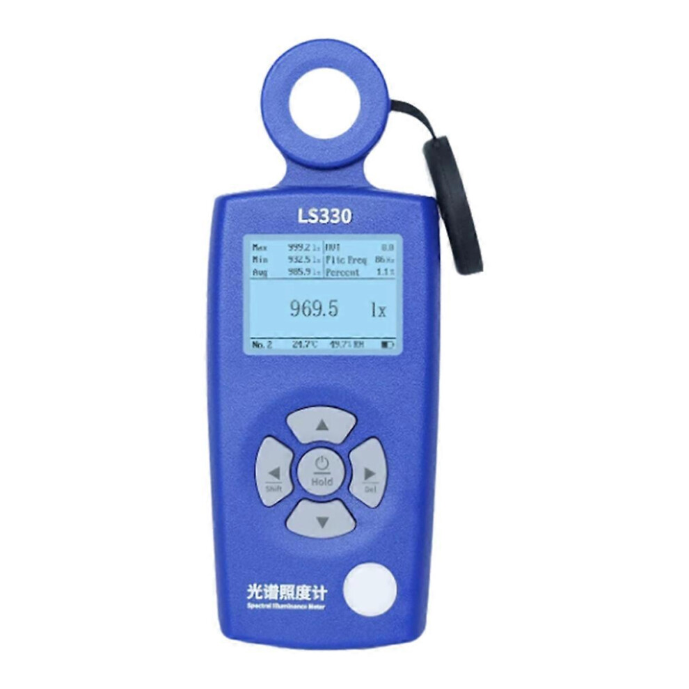 Ls330 Spectral Illuminance Meter Luxometer Meter Digital Cct Uvi Cri Ra Lx Fc Flicker Frequenc Light 3464455792298