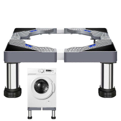 Algemeen frame van wasmachinebasis, roestvrijstalen in hoogte verstelbare wasmachinebeugel, Ref. 1