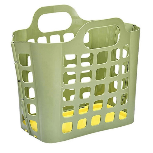 Laundry Basket Plastic Foldable Storage Basket Wall-Mounted Dirty Clothes Storage Basket Folding Pla