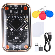 Chameleon Ultra V2.0 RFID Smart Chip Reader Emulator 125Khz 13.56Mhz Card Decode NFC Duplicator+3xUI
