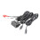 Car Android Navigation Machine AUX Panel TYPE-C+RCA Input Double USB+AUX Interface Panel Extension C 3