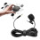 Microfone de lapela estéreo mini com fio, plugue de 3,5 mm, compatível com celular, tablet e laptop. 5