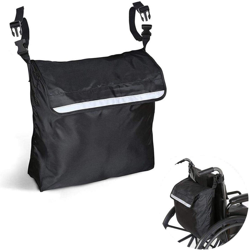 Waterproof Wheelchair Bag and Backpack for Elderly, Spacious Organizer Tote with Easy Attachment System