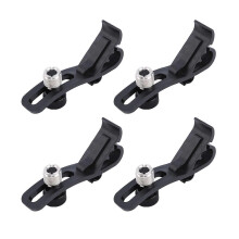 2/4 pezzi Morsetto di montaggio per microfono a tamburo antiurto Clip di fissaggio per microfono a tamburo Accessori per strumenti musicali Durevole