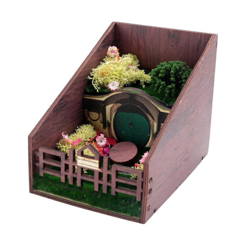 Book Holder Bookshelf Insert Tool Decorative Bookend Miniature Model Exclusive Gift Study Office Sup 2