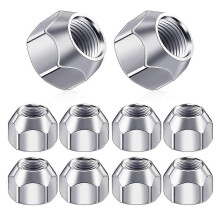 10-Piece Set of M10 Trailer Wheel Lug Nuts compatible with Tire and Wheel Assembly