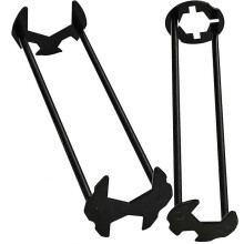 Clé à lavabo, jeu de clés pour évier, 7 tailles, clé universelle de plombier multifonctionnelle en acier au carbone pour robinet
