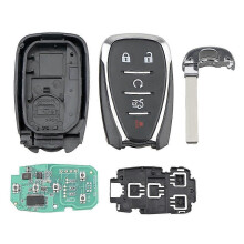 Chave remota inteligente para carro com 5 botões e 315 MHz, compatível com os modelos HYQ4AA de 2018 e 2019.