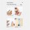 Support mural mains libres pour sèche-cheveux, pivotant à 180, sans perçage. 2