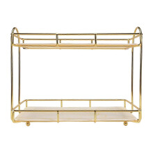 Organizador de maquiagem de bancada leve e luxuoso, ideal para produtos de cuidados com a pele e perfumes, compatível com cosméticos e banheiro.