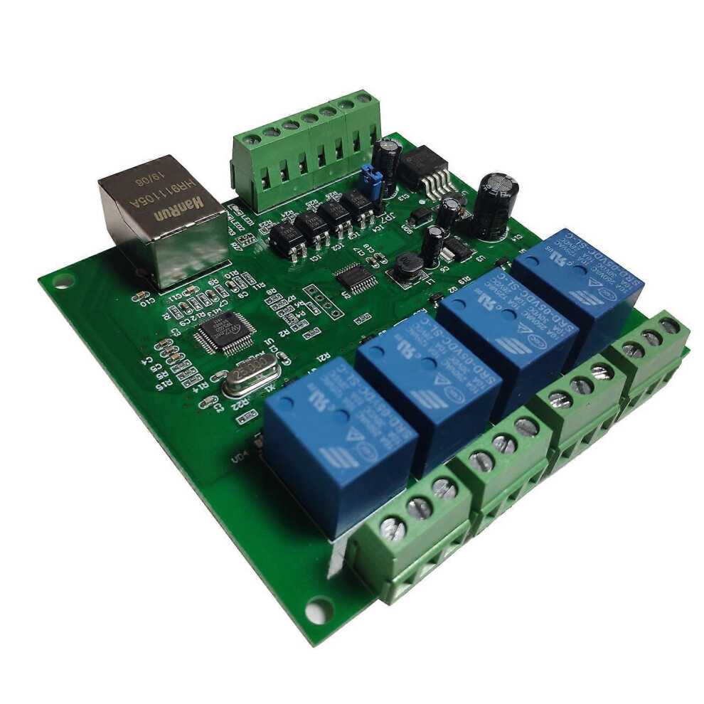 Lan Ethernet Rj45 Ip Web Remote Control Board With 4 Channels Relay Udp W5500 Networking Controller 3076519639168