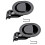 2PCS Plastic Recliner Release Pull Handles Oval Plastic Sofa Chair Replacement Parts Without Cable F 1