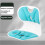 Ergonomic Memory Foam Waist Pad-Breathable and Comcompatible withtable Back Support, Which is an Ideal Choice fo 2