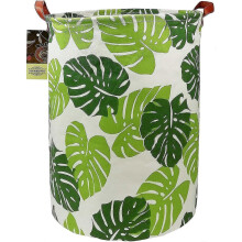 Large Canvas Fabric Lightweight Storage Basket/toy Organizer/dirty Clothes Collapsible Waterproof