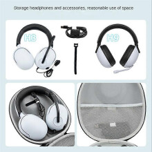 Supporto per cuffie antiurto anti-caduta in EVA rigido Borsa da viaggio INZONE H3 H7 H9 Bluetooth H
