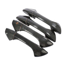 Glossy Carbon Fiber Side Door Handle Covers Trims compatible with 2008-13 Accord Sedan