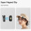 Lavalier Wireless Microphone Noise Reduction with Charging Box Magnetic Lapel Microphone Audio Video 1