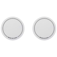 Basdrumpatch, drumvel, accessoires voor percussie-instrumenten, witte basdrumpatches 11 x 11 cm
