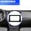 Painel frontal para rádio automotivo de 9 polegadas compatível com TOYOTA ISIS 2004-2017, reprodutor estéreo 2 Din, kit de instalação. 4