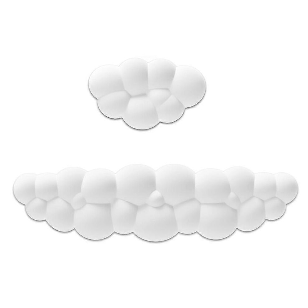 Cloud Wrist Rest Pad Kit Keyboard Wrist Rest Mouse Wrist Rest Memory Foam Palm Rest Compatible With Keyboard Mou 3783629832425