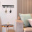 Iron Towel Hook Wall-Mounted Key and Coat Hook Multi-Function Metal Storage Rack Storage Rack 3