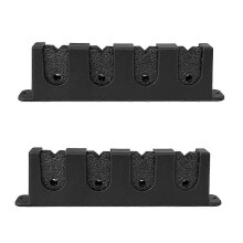 Porta canne da pesca orizzontale, supporto per canne da pesca, staffa per canne da pesca, montaggio a parete modulare compatibile con Garage Fishing 4