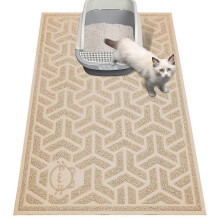 Katzenstreumatte, weich kompatibel mit Katzenschwänze, fängt Streu auf, groß 35 X 24 Zoll, Streuabfangmatte