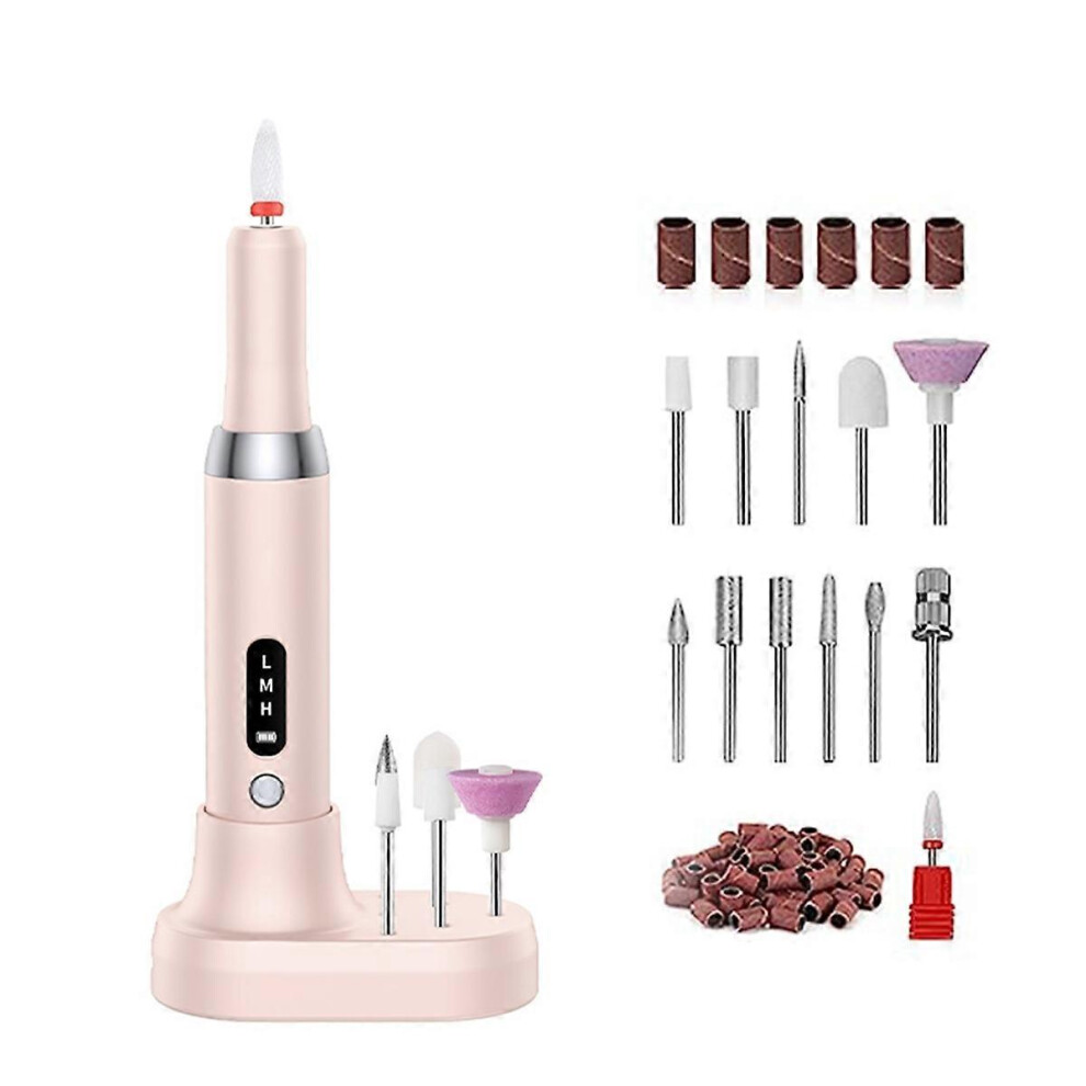 Electric Nail Polisher Drill Bits Professional Nails Grinding Polishing Removal Art Sanding File Pen