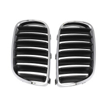 Compatibile con X3 E83 2004-2006 Griglia paraurti anteriore a doppio rene Griglia centrale a rete 51113420091 51113420092