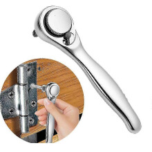 1/4 inch ratchet, 72 teeth mini ratchet wrench, small 1/4" ratchet wrench, for tight spaces